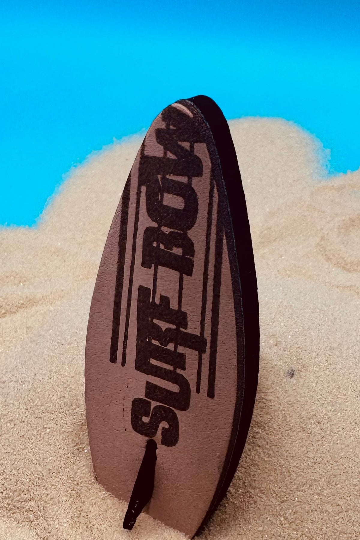 SANDY LEATHER - ORIGINAL SURF BOW W/ACCESSORIES POUCH - FREE SHIPPING